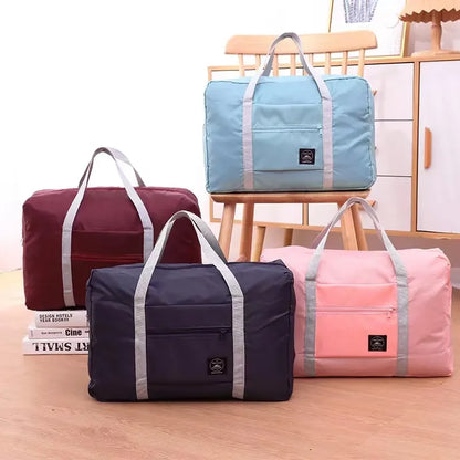Compact Folding Travel Duffel Bag Waterproof & Spacious