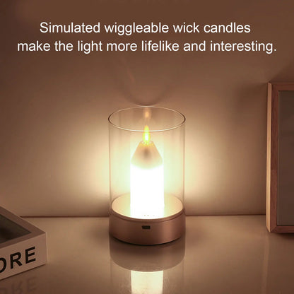 Soft Touch LED Candle Lamp with Dimmer