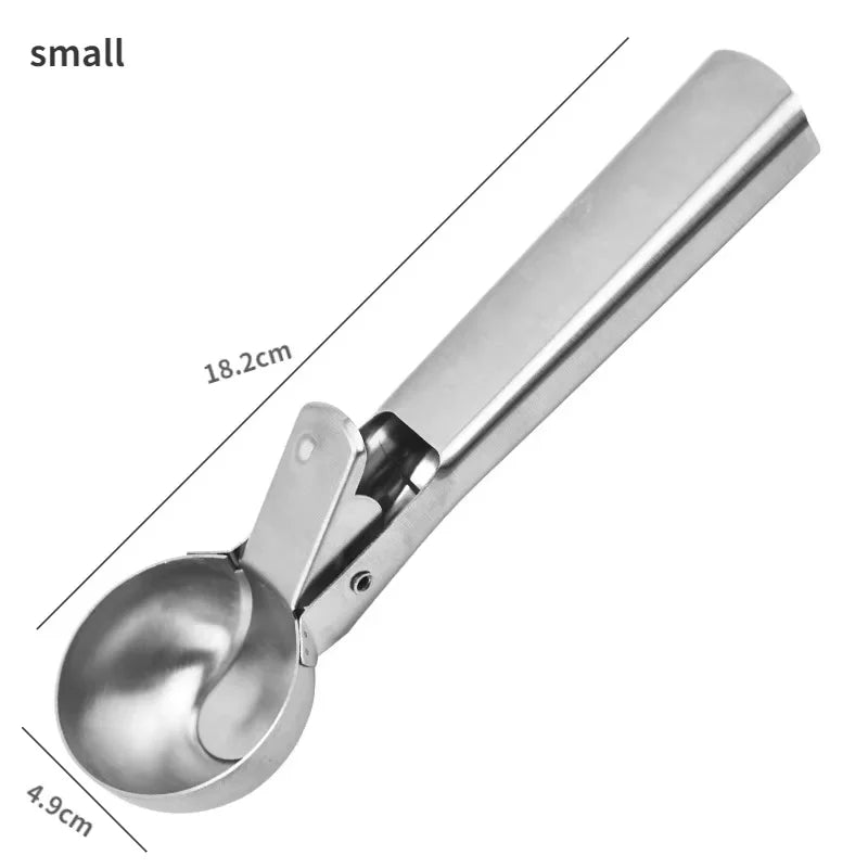 Premium Ice Cream Scoop Stainless Steel Spoon - Fesara