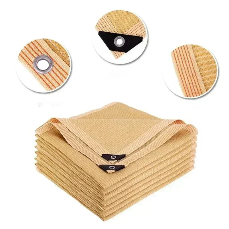 Outdoor Sun Shade Screen - Durable UV Protection Netting