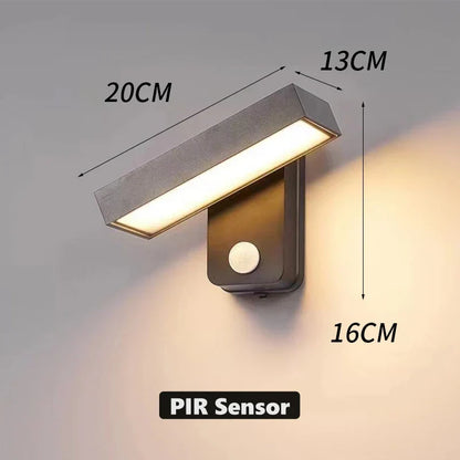 Outdoor Motion Sensor LED Wall Light Adjustable