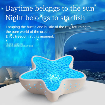 Colorful Ocean Wave Star Projector Table Lamp