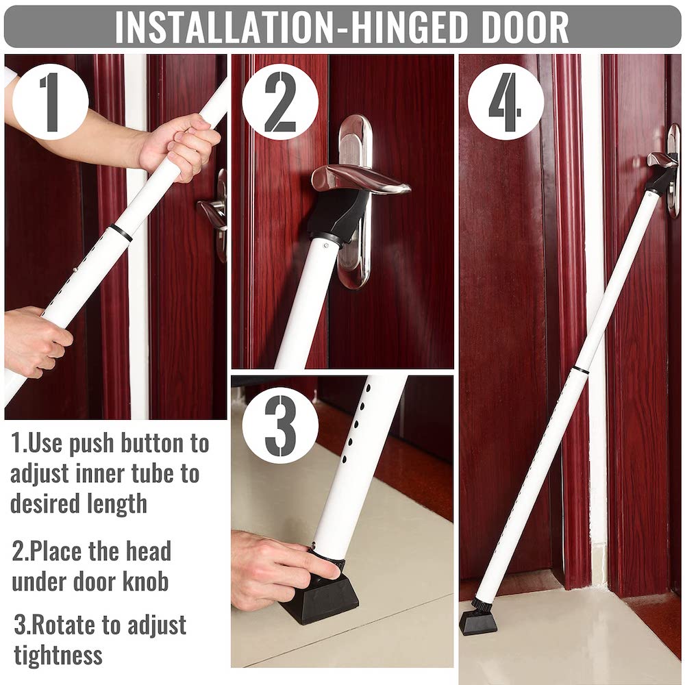 Heavy Duty Sliding Door Lock Bar