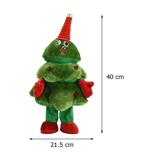 Small Musical Christmas Tree Figurine Decorations - Fesara