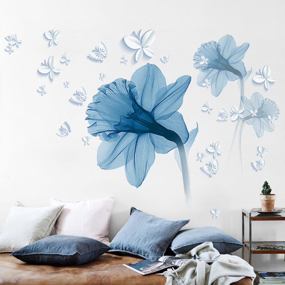 Beautiful Floral Vinyl Wall Decal