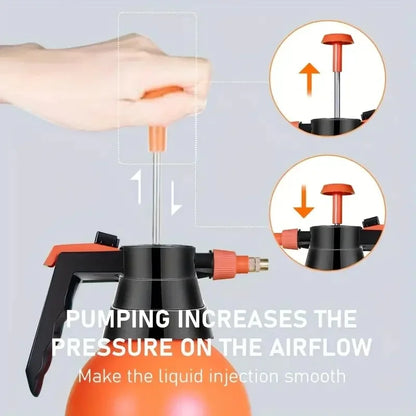 Large 2L Garden Spray Bottle with Adjustable Nozzle