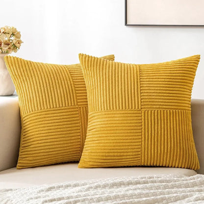 Decorative Pillow Covers - Set of 2 Cushion Covers