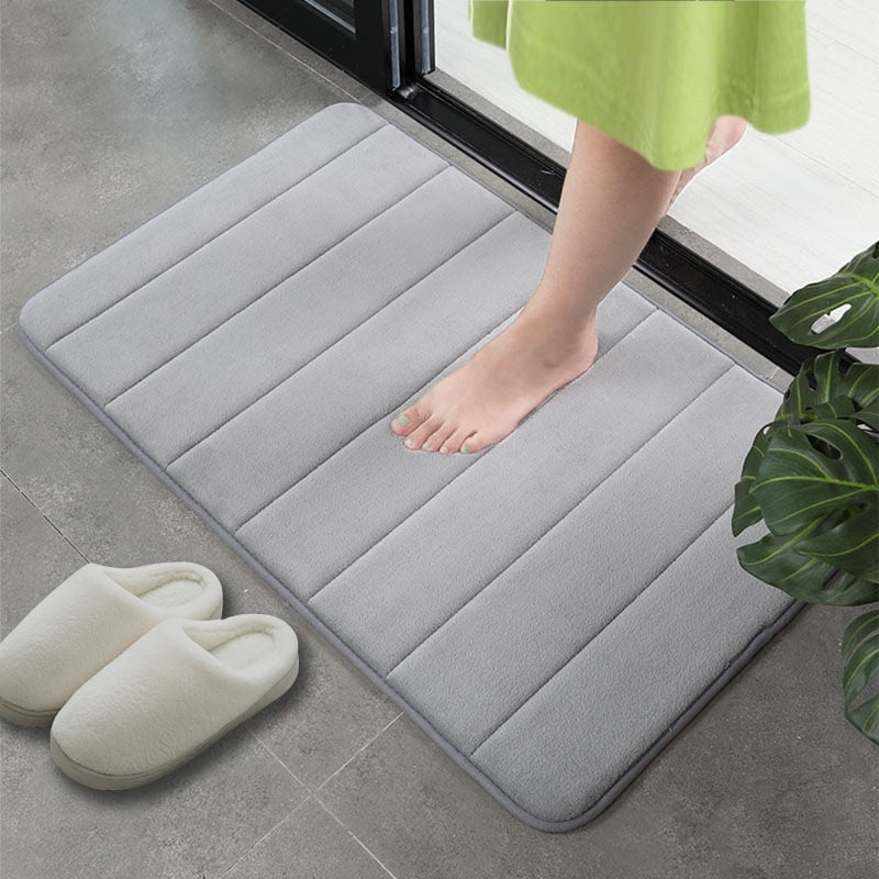 Plush Anti Slip Bathroom Floor Mat