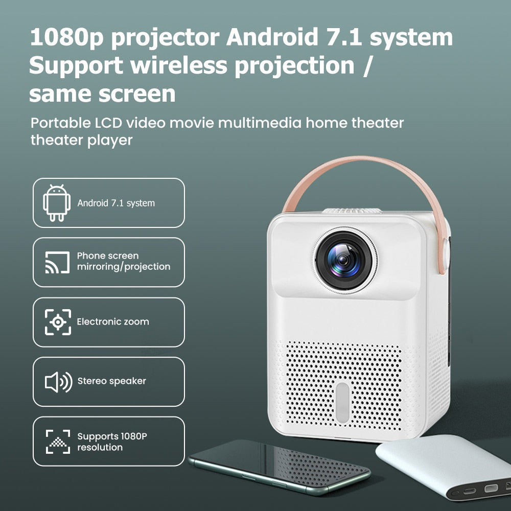 Compact Home Theater Mini HD Projector