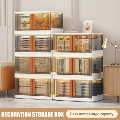 Compact Clear Collapsible Storage Container