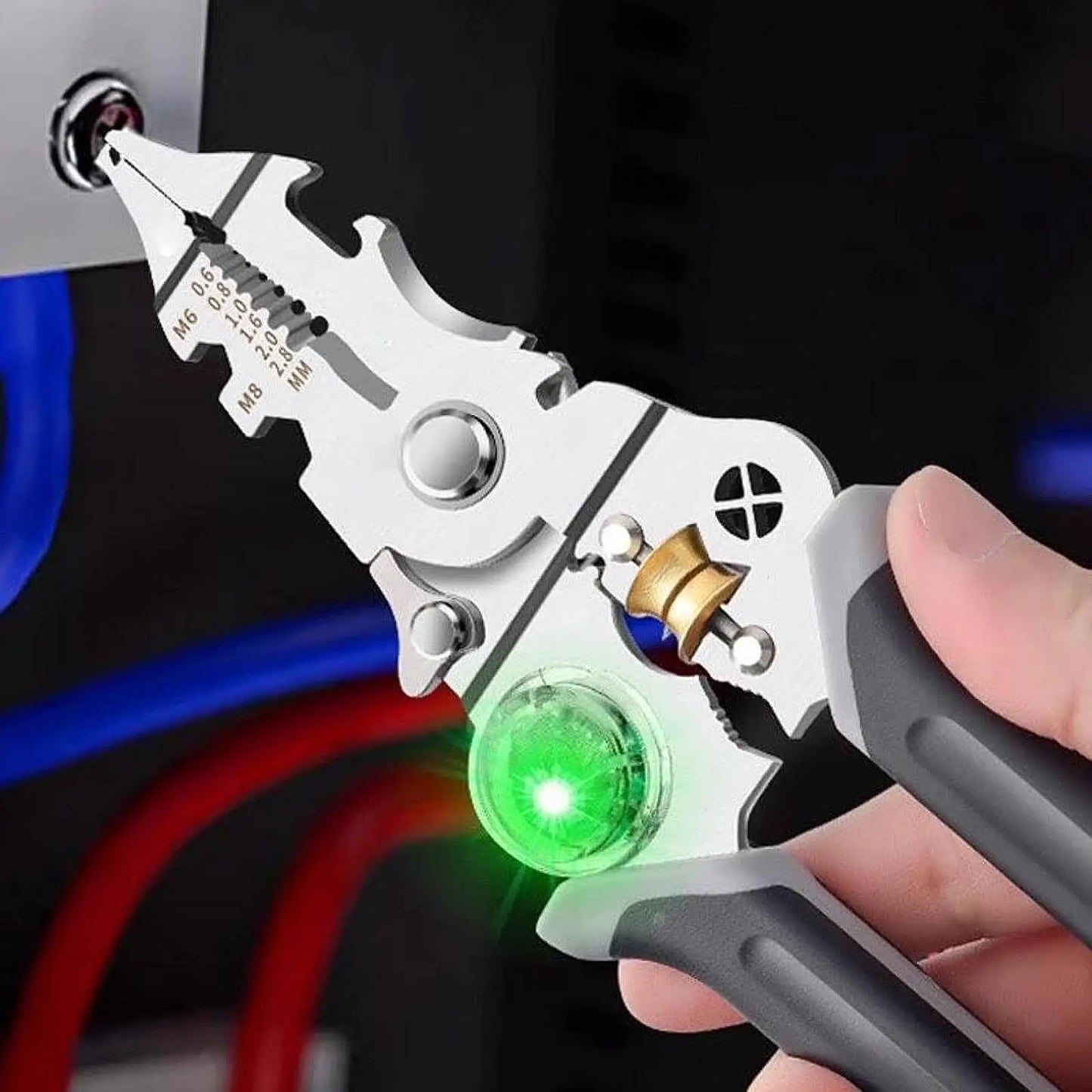 Fesara | 3-in-1 Wire Stripper Tester Plier Tool