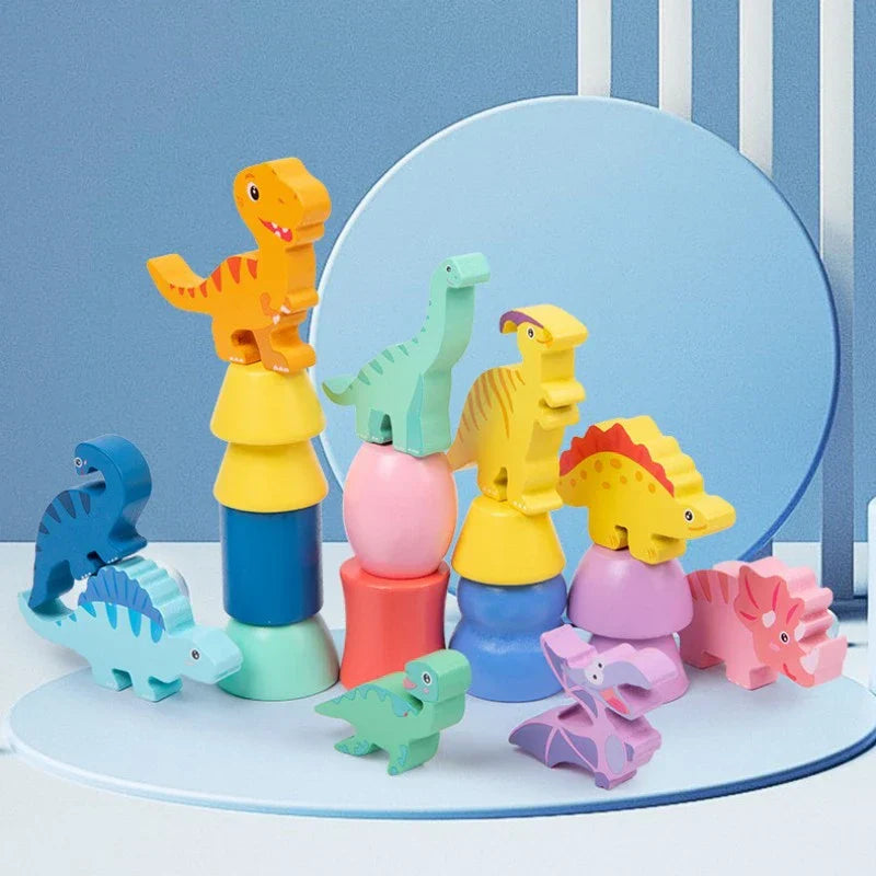 Educational Kids Dino Stacking Toy