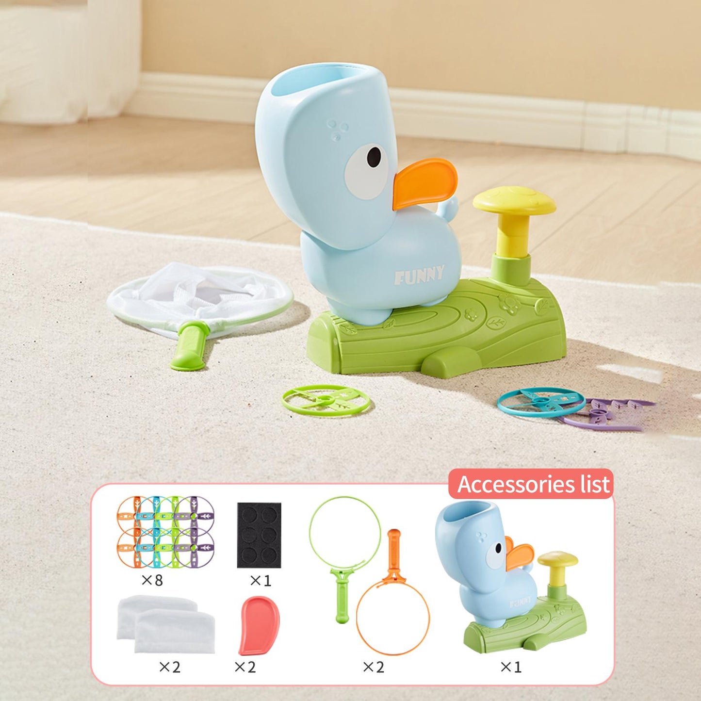 Fun Flying Disc Launcher Toy
