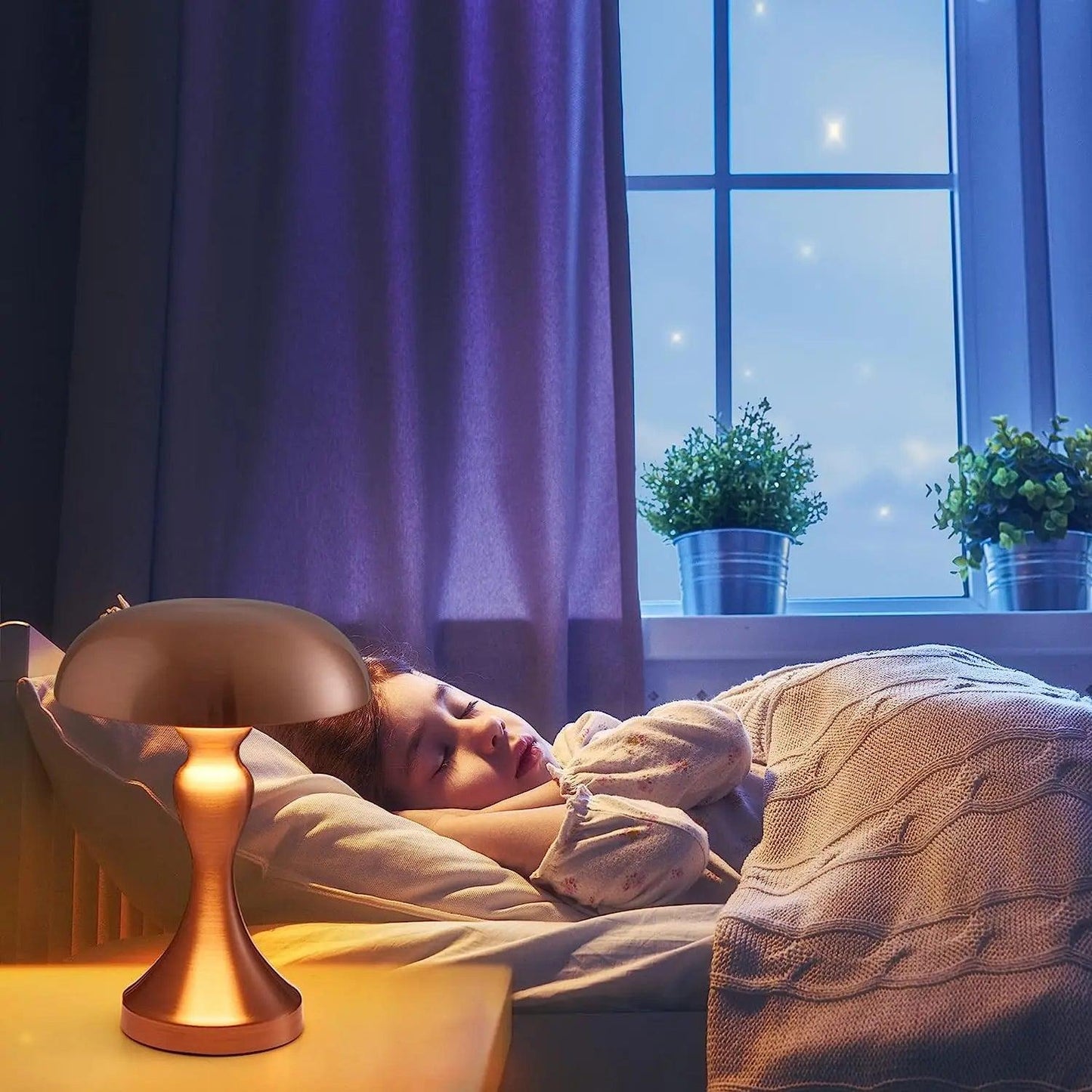 Elegant Metal Desk Lamp