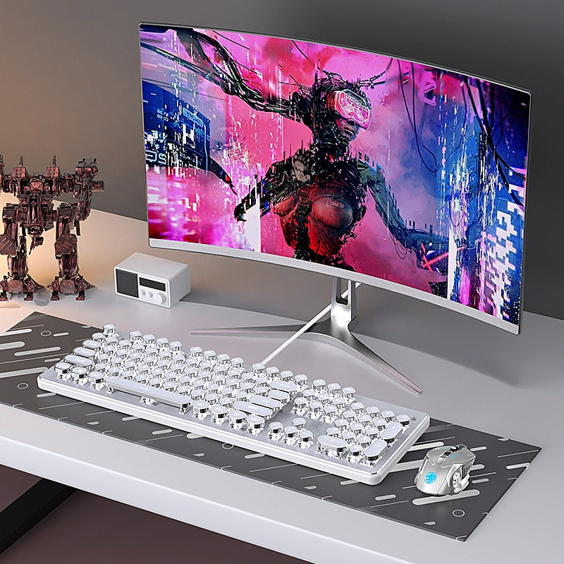 Vintage Style Mechanical Gaming Keyboard