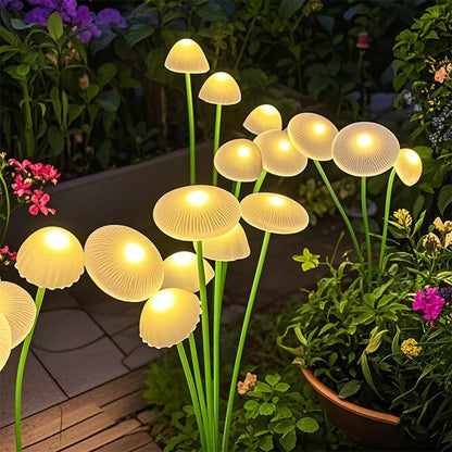 Colorful Solar Powered Garden Lamp 6 LED Lights Outdoor