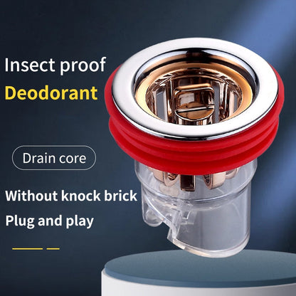 Effective Bathroom Drain Odor Stopper Filter Plug