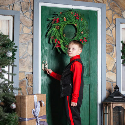 Fesara | Festive Holiday Red Wreath
