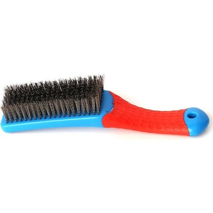 Heavy Duty Stainless Steel Wire Brush with Comfort Grip