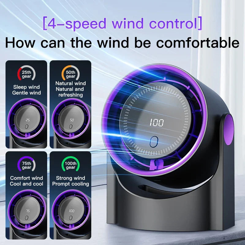 Compact USB Mini Fan with Adjustable Speed