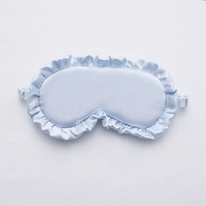 Silky Eye Mask - Soft Ruffle Sleep Mask for Women