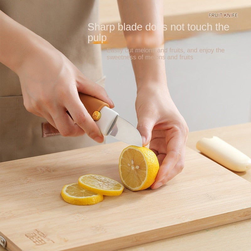 Compact 2-in-1 Veg Peeler Kitchen Knife Set