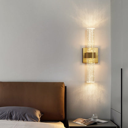 Sparkling Crystal Glass Wall Lamp