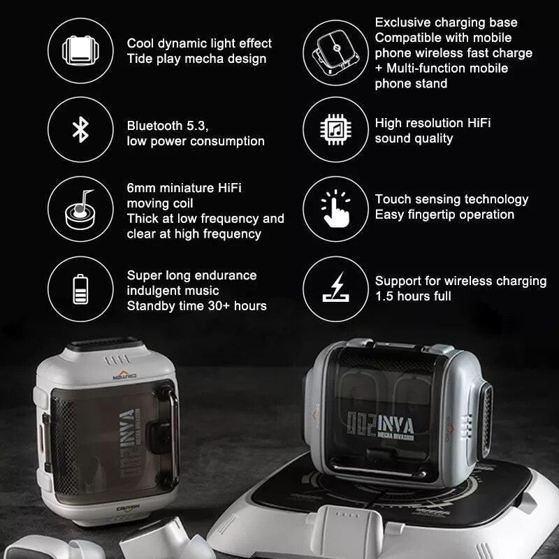 Fesara Compact Wireless Gaming Headphones