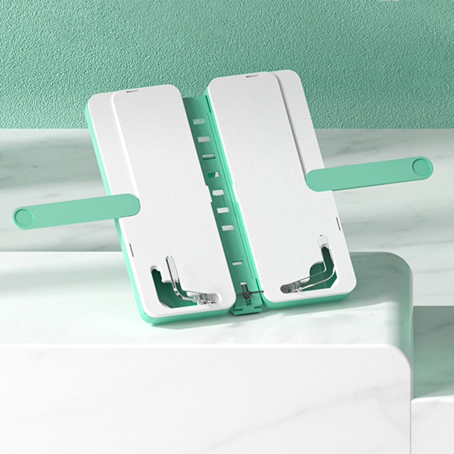 Portable Collapsible Book Stand Desk Organizer Box - Fesara