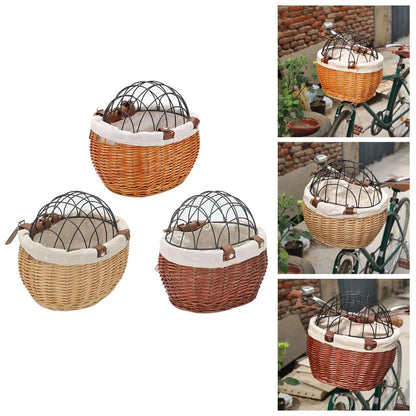 Durable Pet Bike Carrier Basket
