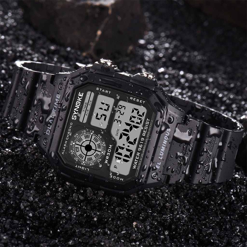 Tactical Rugged Water Resistant Sports Watch
