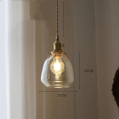 Classic Vintage Glass Table Lamp