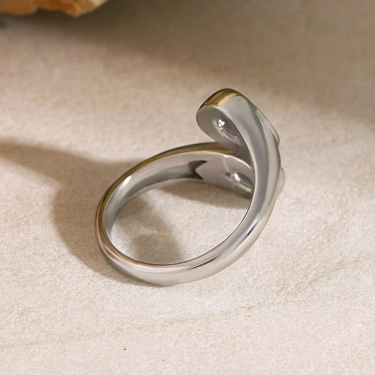 Elegant Drop Diamond Wrap Ring
