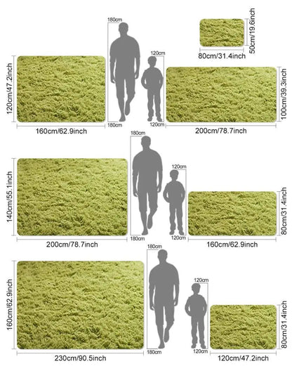 Plush Anti-Slip Rug with Thick Memory Foam Padding
