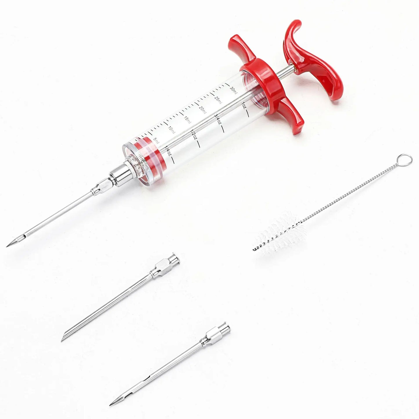 Easy Meat Injector for BBQ with Stainless Steel Needles