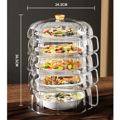 Collapsible Microwave Food Splash Guard