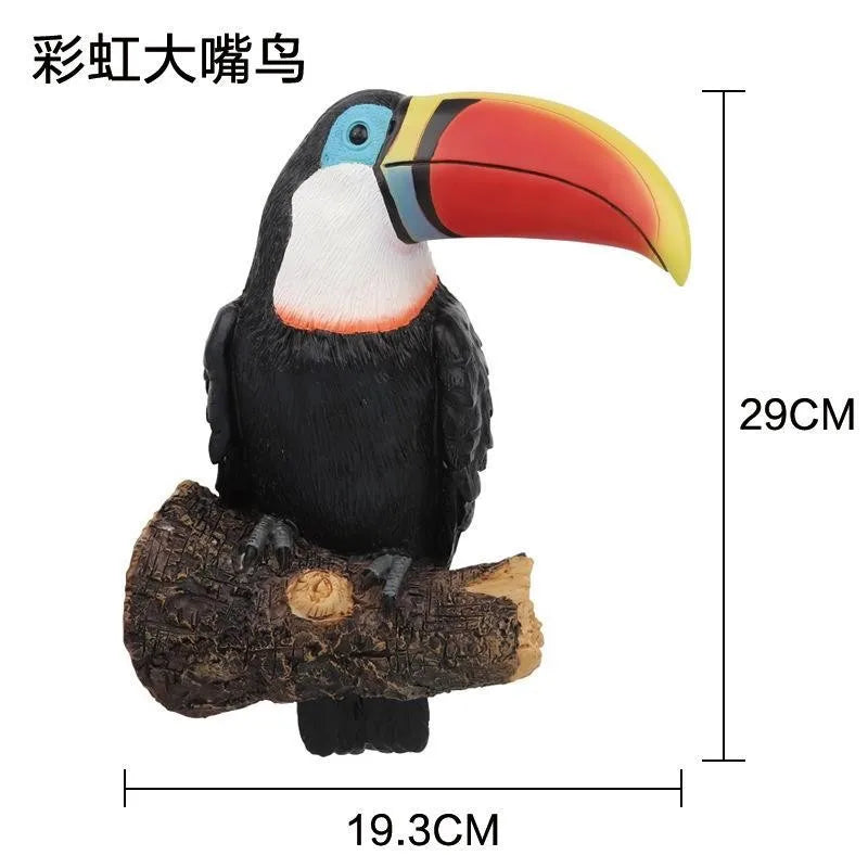 Colorful Tropical Bird Garden Ornament
