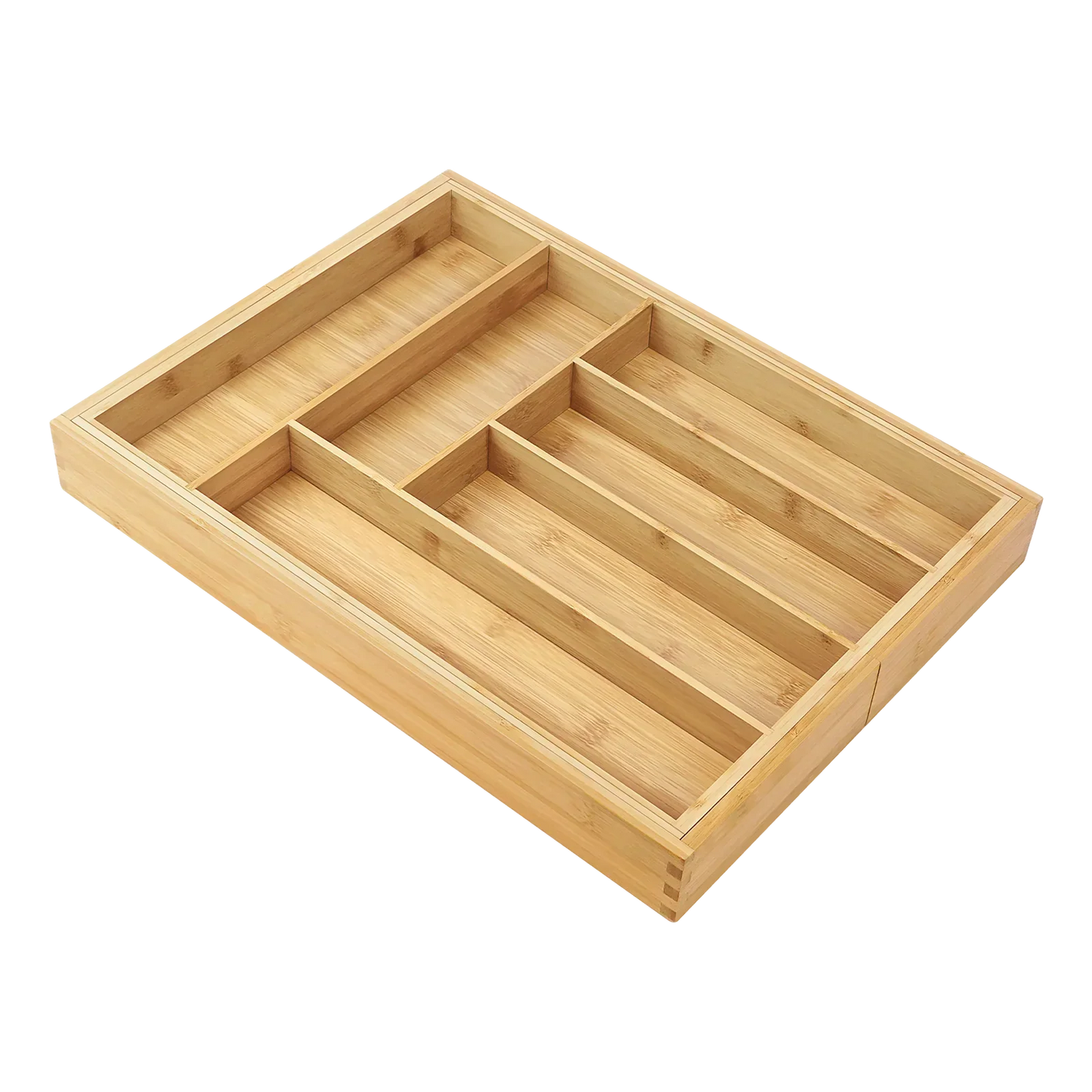 Eco Friendly Bamboo Cutlery Tray Organizer