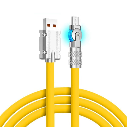 Fast Charging Phone Cable with 360 Rotator