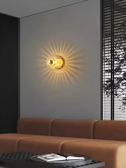 Simple Glass Wall Lamp with Modern Style