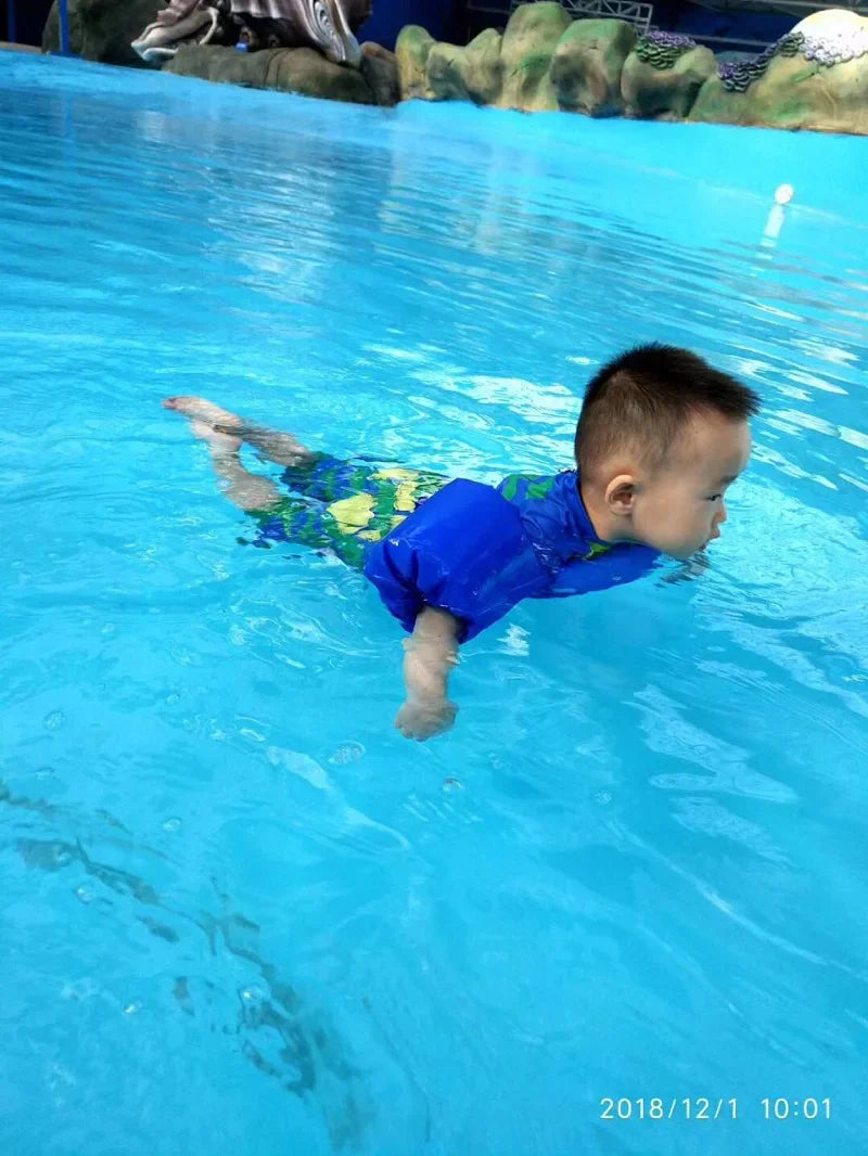 Kids Swim Vest with Arm Floats Adjustable Safety Jacket