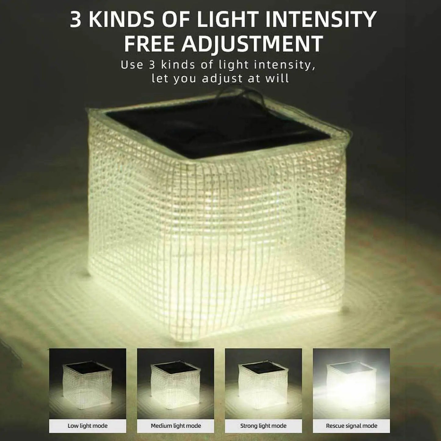 Portable Solar Camp Lantern Waterproof Folding Light