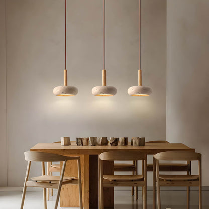 Fesara | Elegant Stone LED Pendant Light