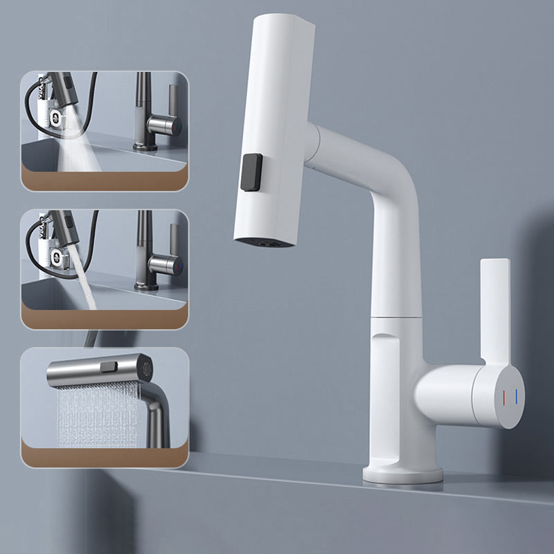 Flexible LED Faucet with Pull-Out Spray Head