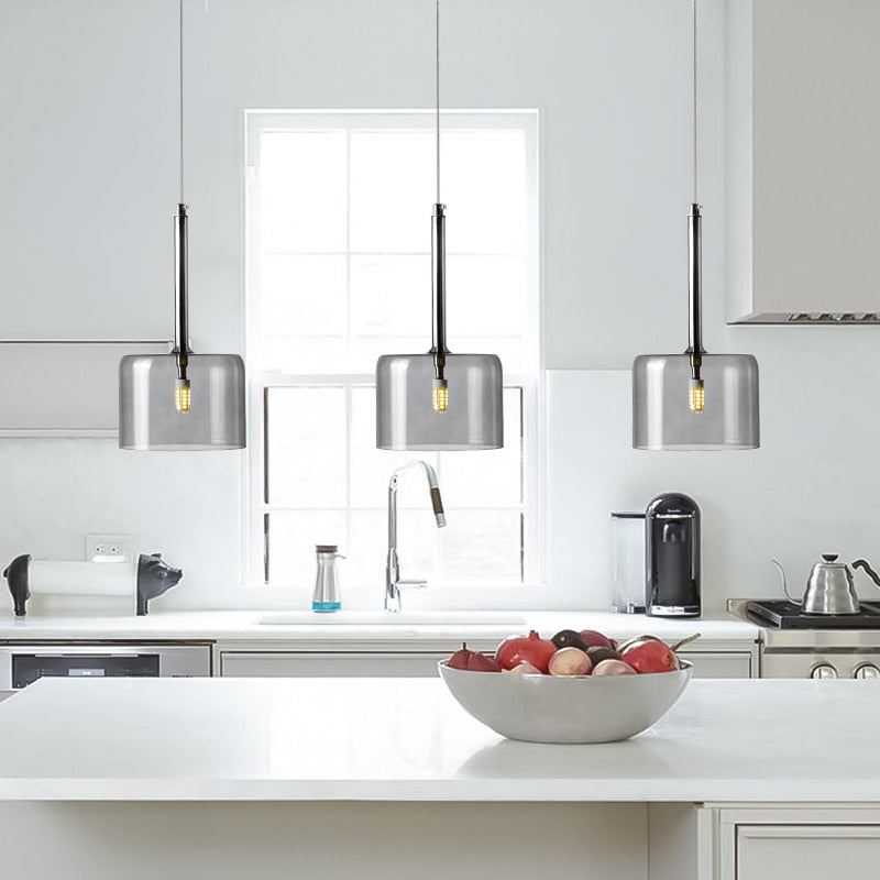 Stylish Glass Hanging Light Fixtures