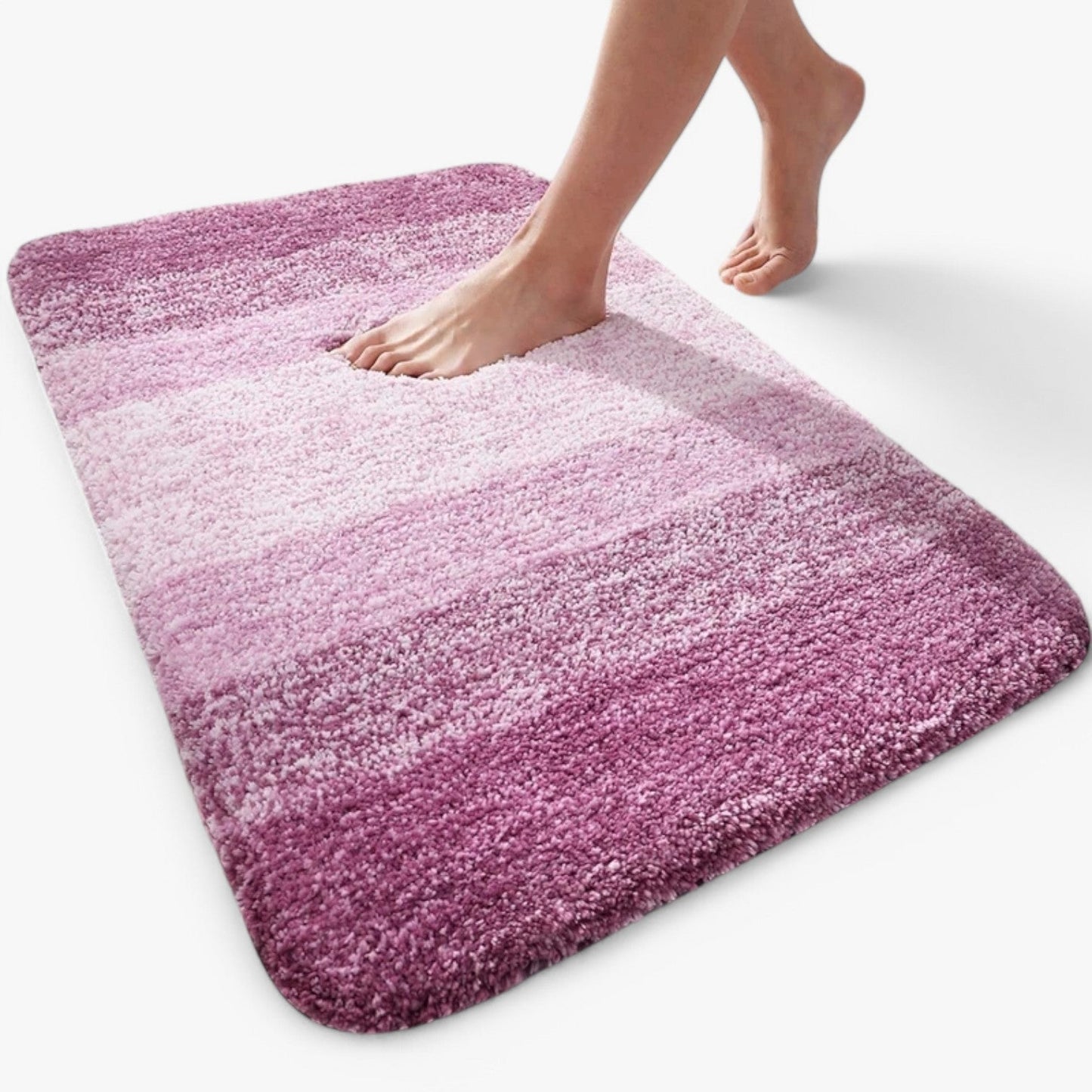 Soft Grip Non-Slip Bath Mat – Fast Dry Bathroom Rug