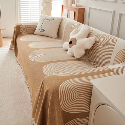 Cozy Tassel Throw Blanket & Rug