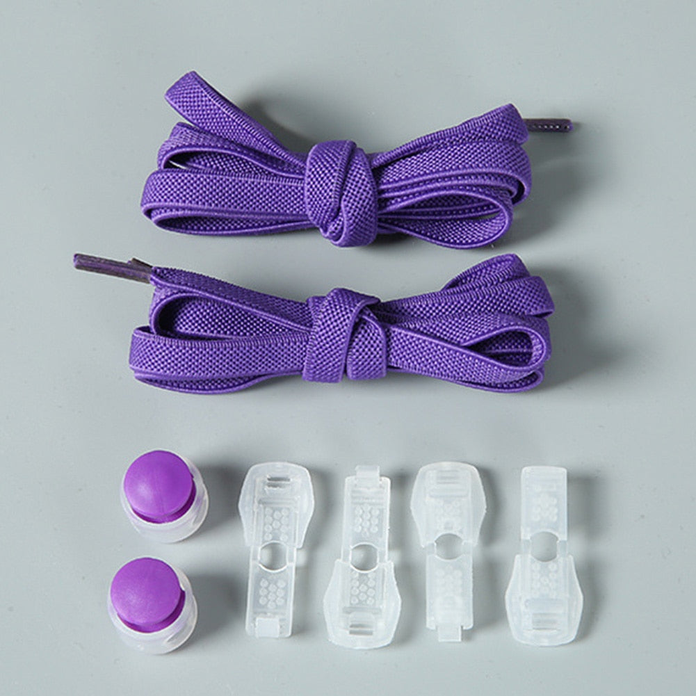 Easy Fit No Tie Elastic Shoe Laces Lock
