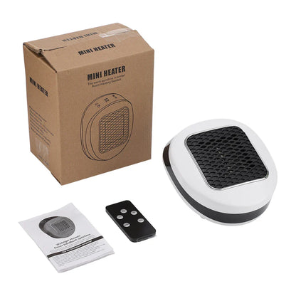 Compact 600W Electric Wall Heater with Remote