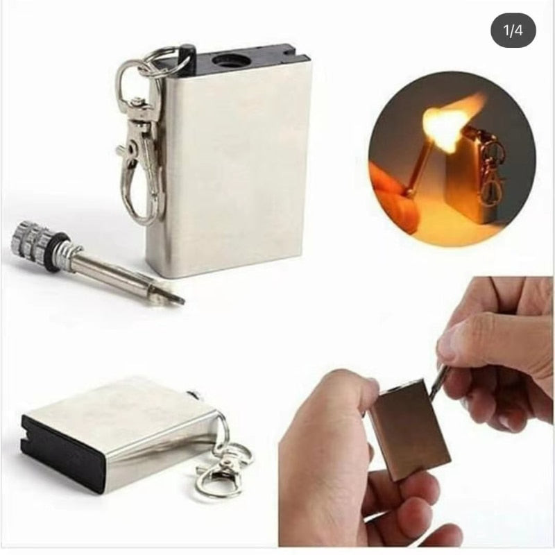 Durable Waterproof Stainless Steel Lighter
